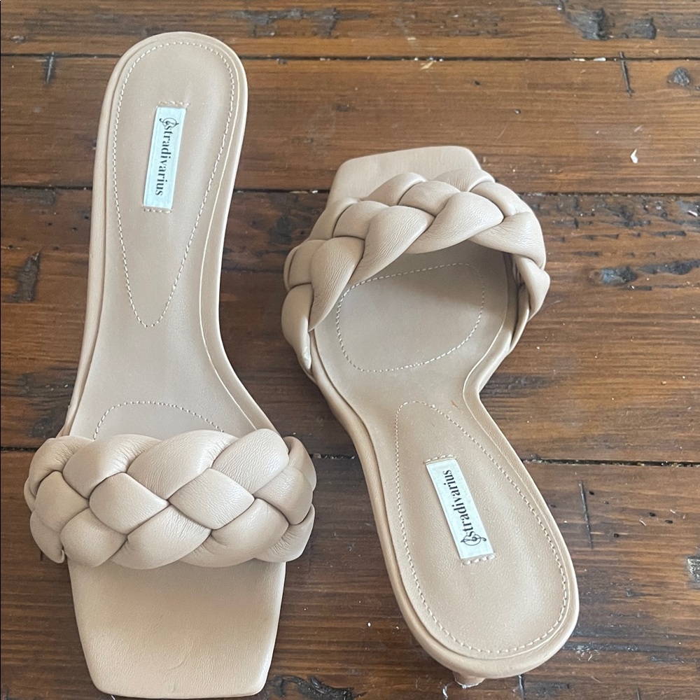 Women's Braided Tan Sandals